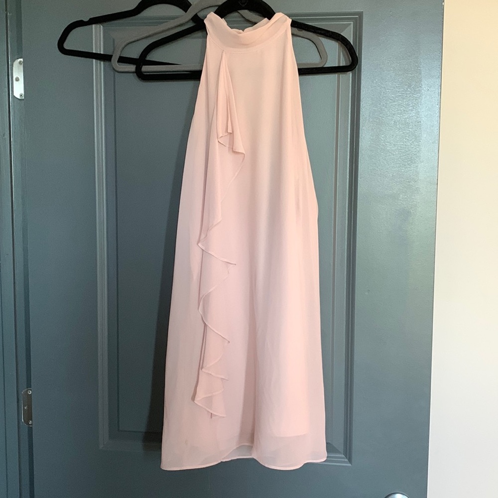 Naked Zebra light pink dress